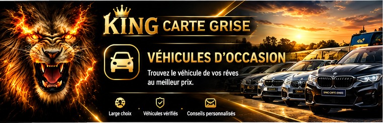 Véhicules d’occasion — King Carte Grise